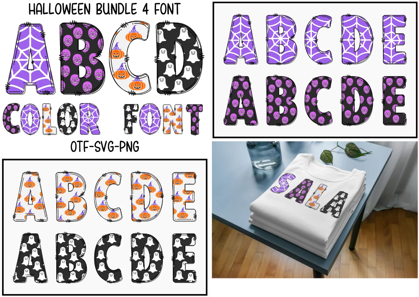 Halloween Decorative Display Font