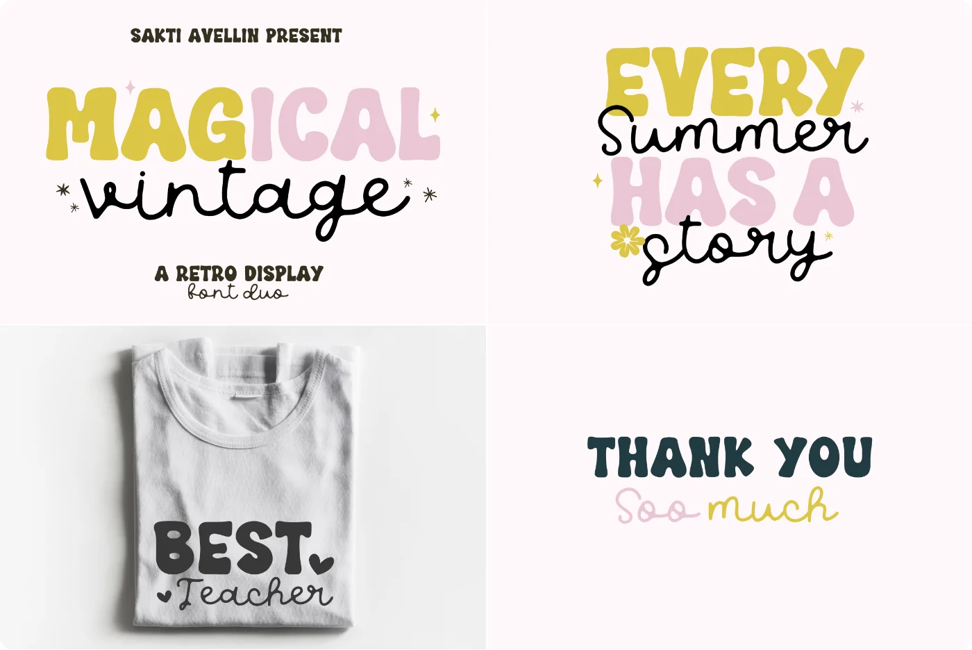 Magical Vintage Retro Script Font