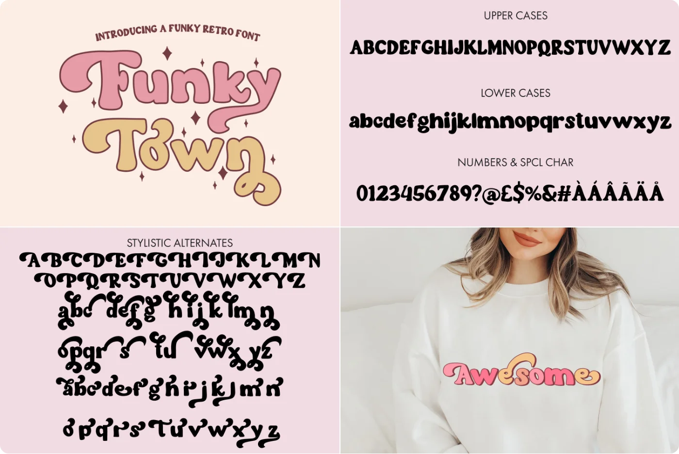 Funky Town Retro Handwritten Font