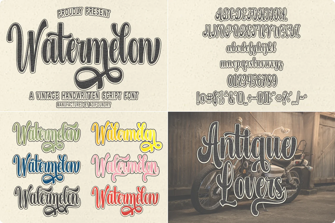 Watermelon Handwritten Script Font