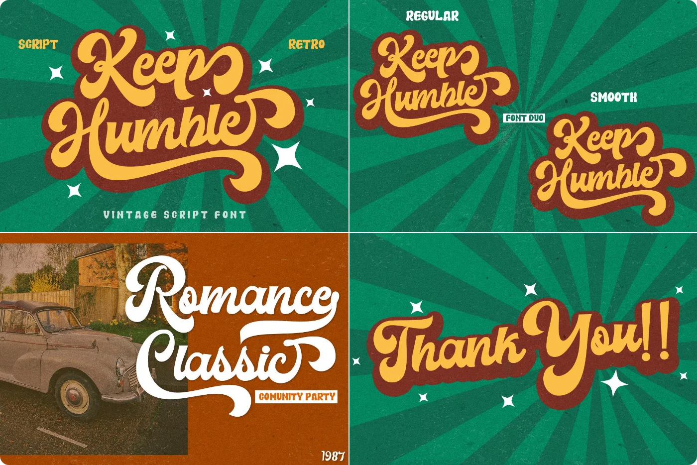 Humble Retro Handwritten Font