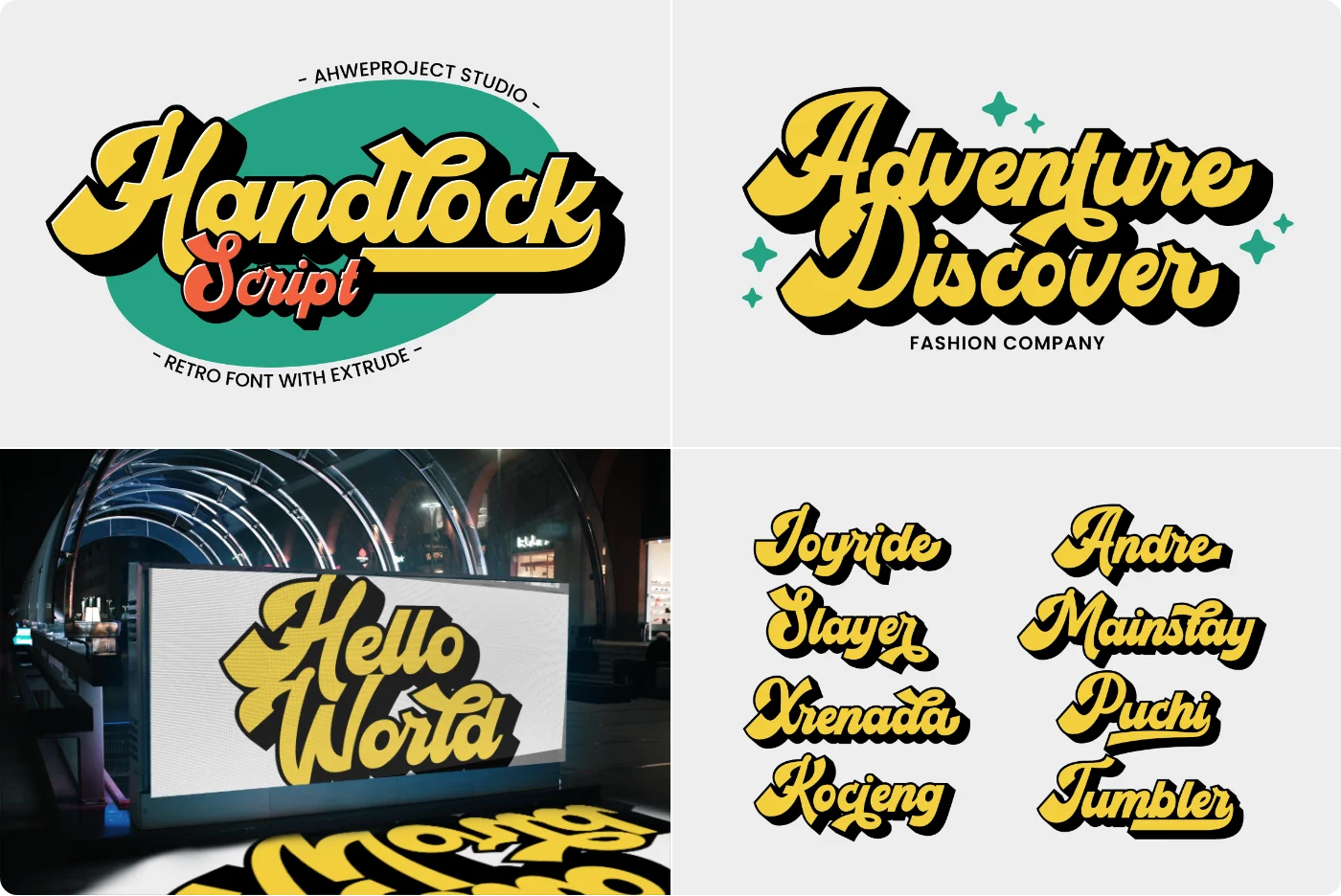 Handlock Handwritten Font