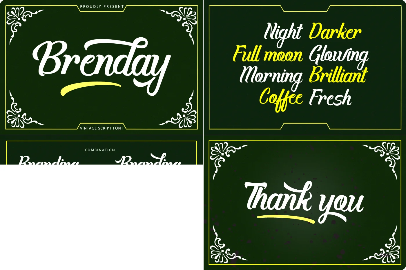 Brenday Retro Handwritten Font