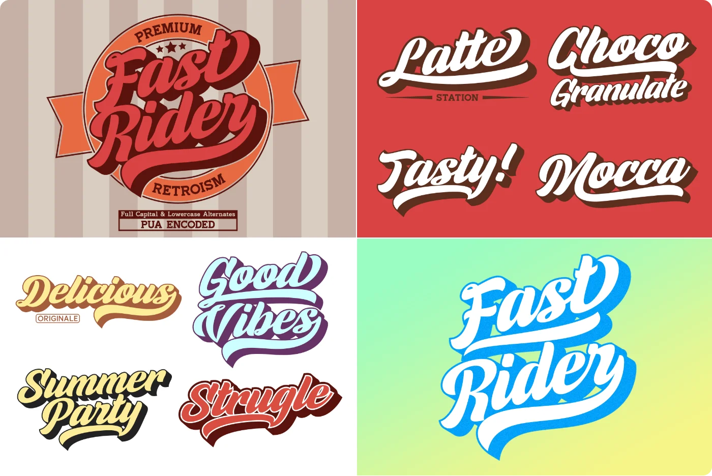 Fast Rider Brush Script Font