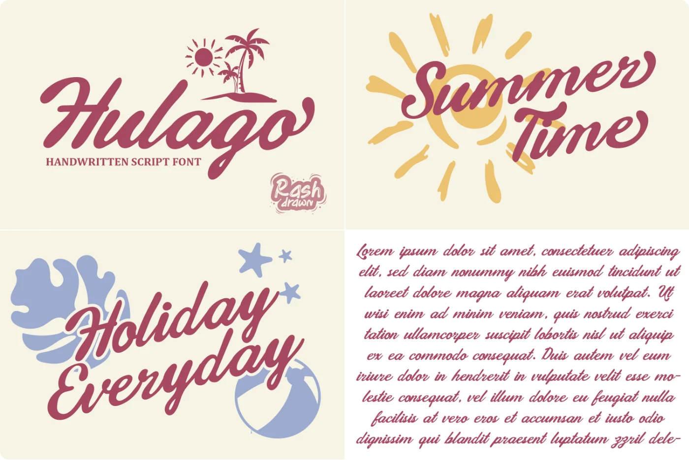 Hulago Retro Handwritten Font