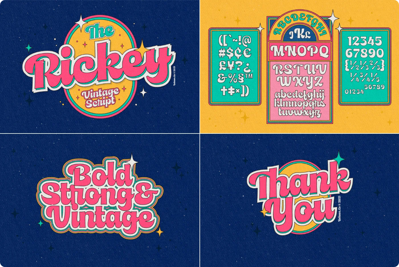 Rickey Retro Handwritten Font