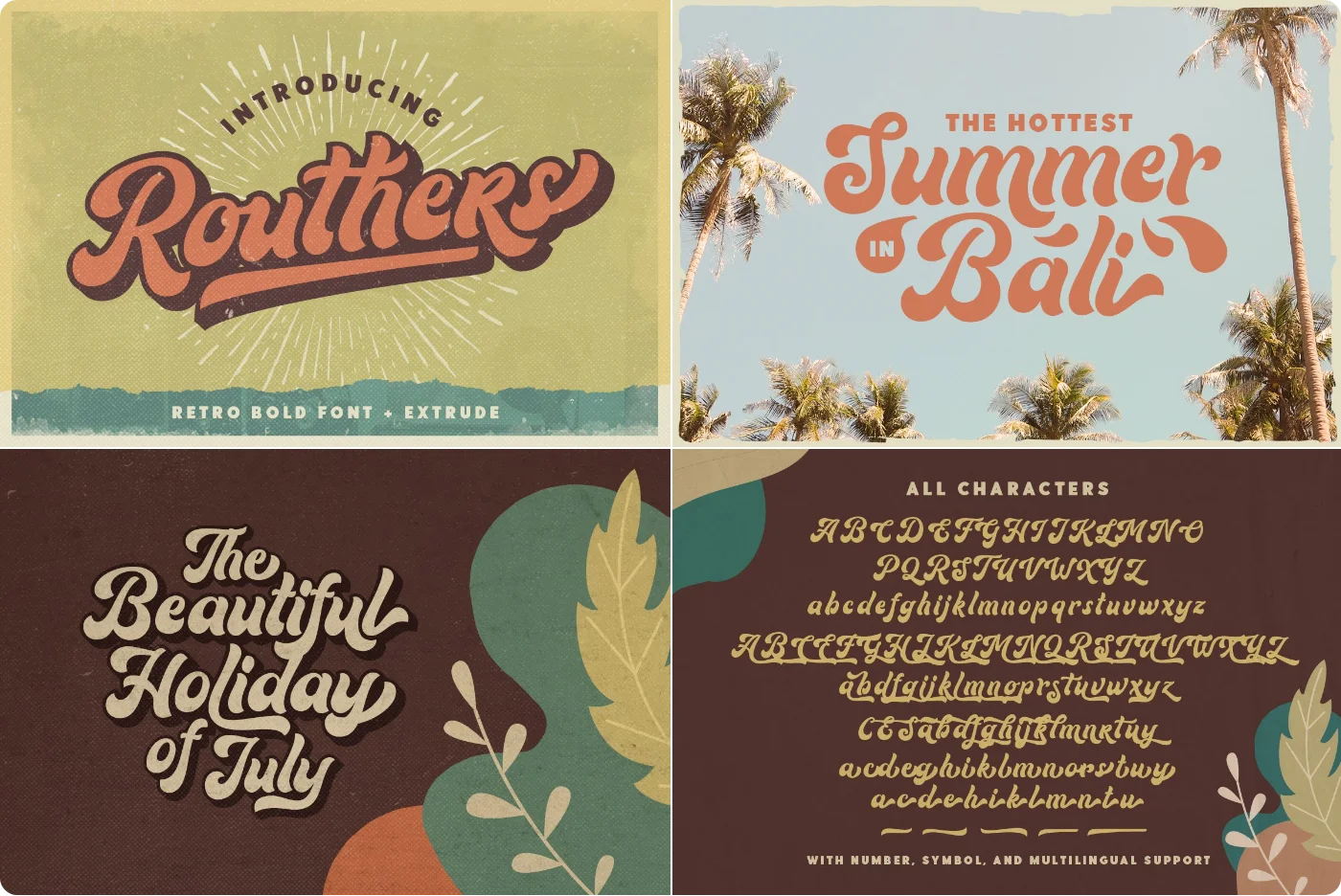 Routhers Handwritten Font