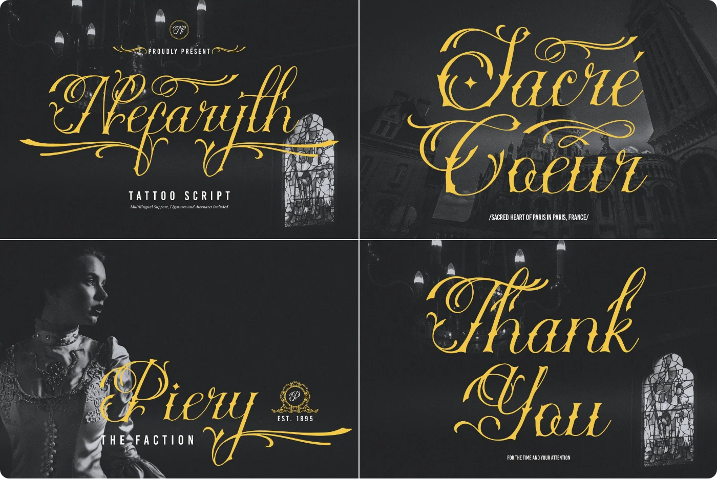 Nefaryth Tattoo Script Font