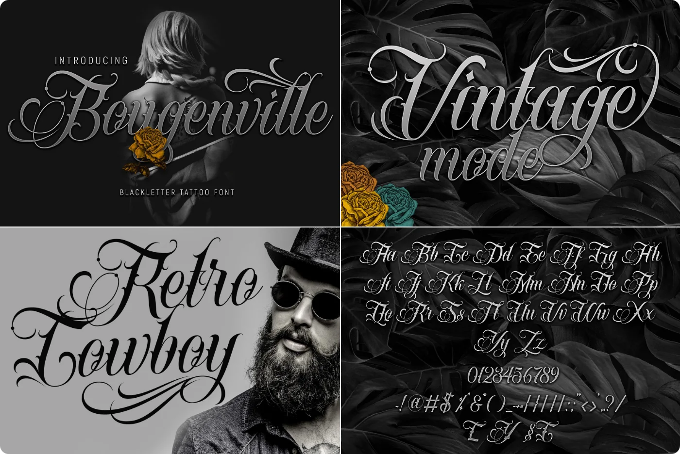 Bougenville Blackletter Font