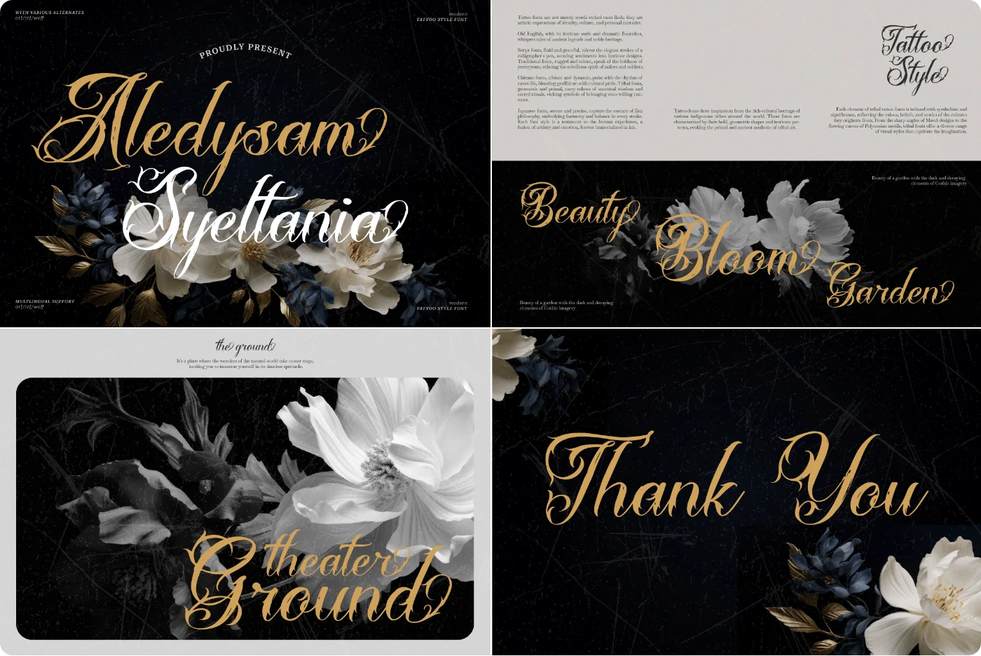 Alesy Calligraphic Script Font