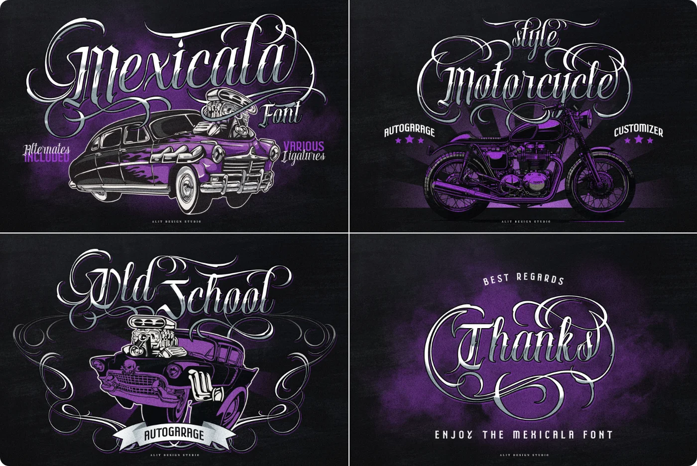 Mexicala Chicano Script Font