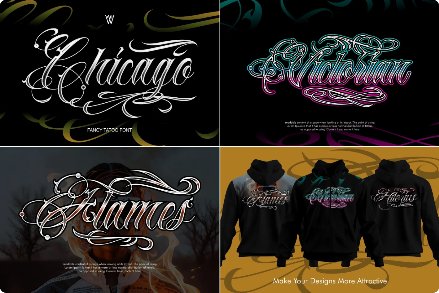 Chicago Blackletter Font