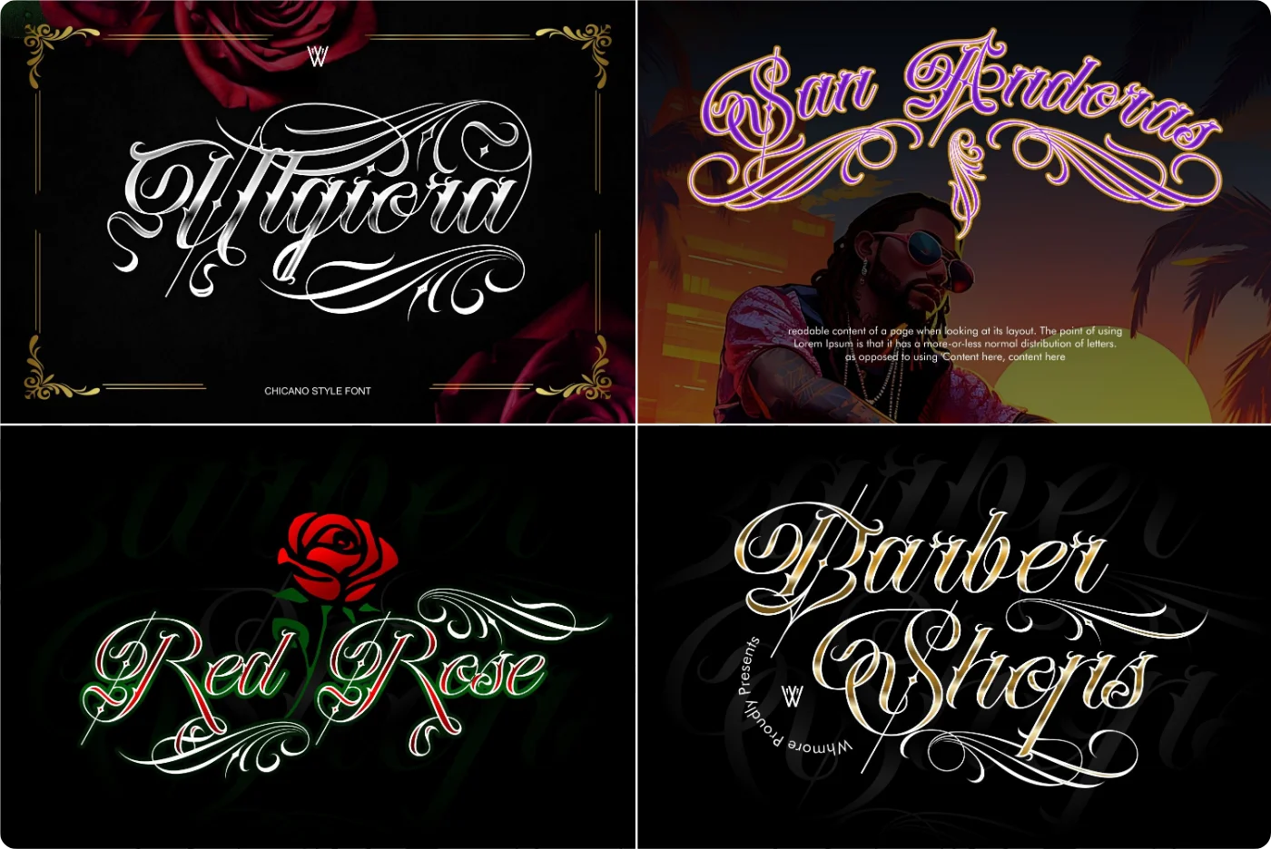 Ulgiora Chicano Script Font