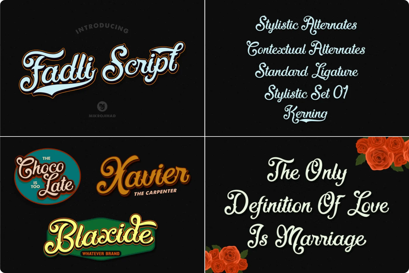 Fadli Tattoo Script Font