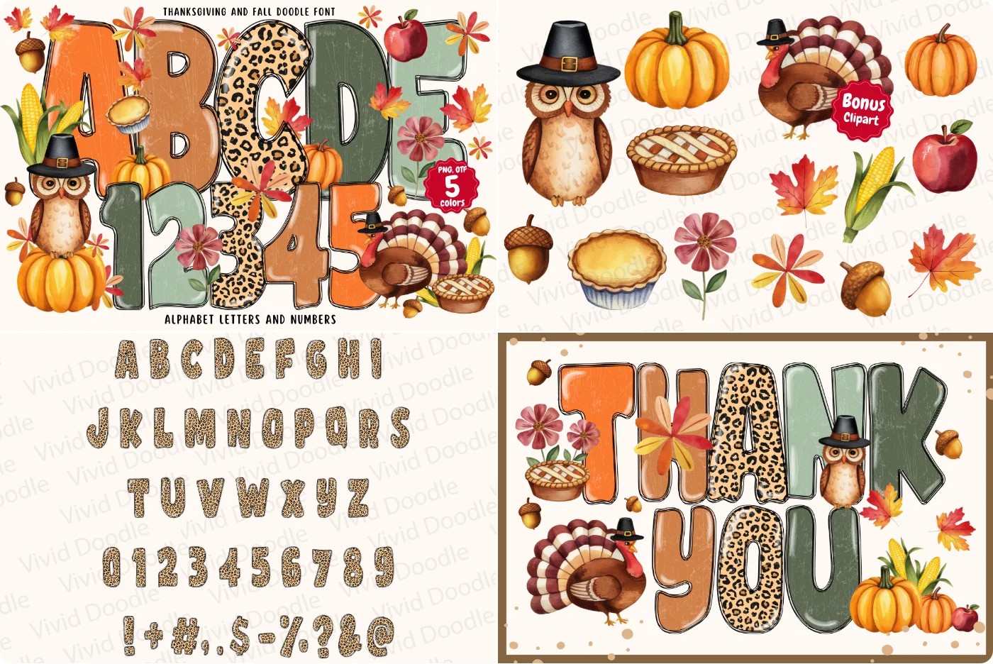 Harvest Doodle Hand Drawn Display Font