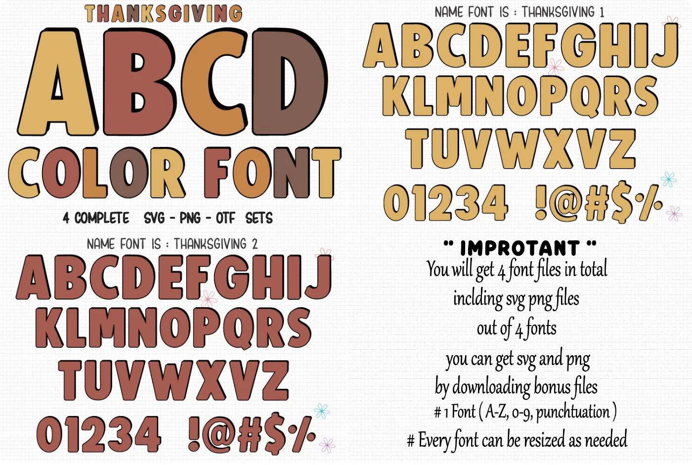 Thanksgiving Display Font