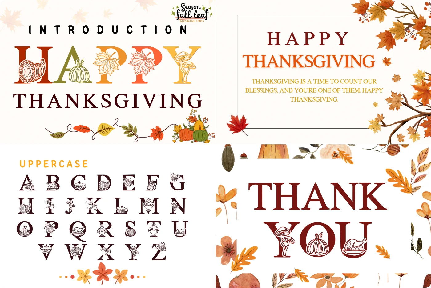 Thankful Decorative Display Font