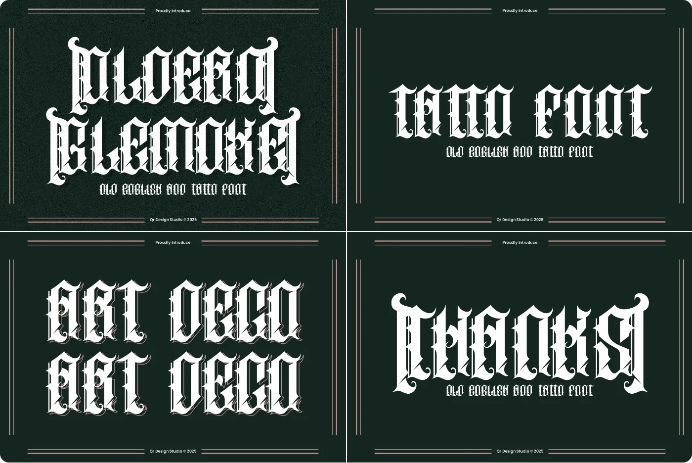 Oldero Blackletter Font