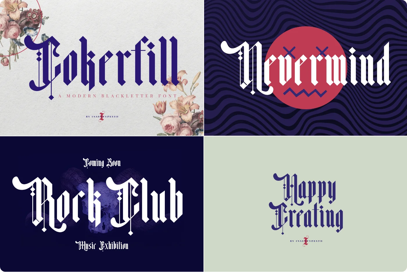 Cokerfill Blackletter Font