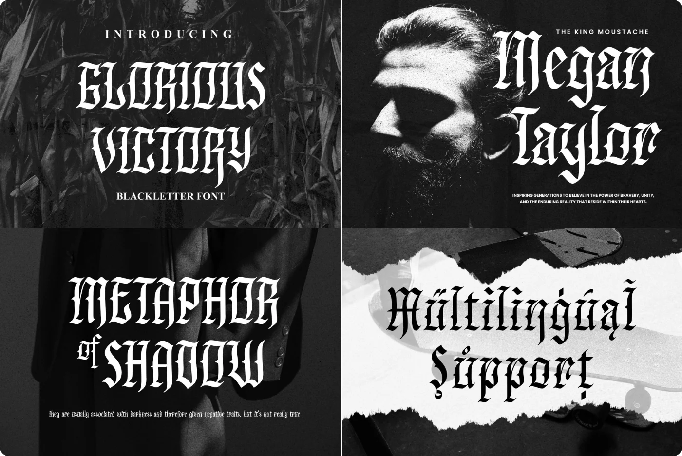 Glory Blackletter Font