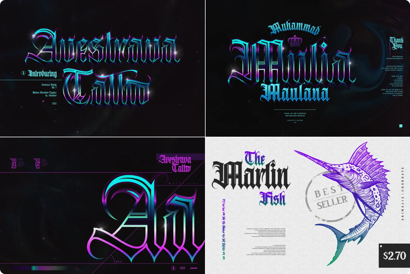 Avestrava Blackletter Font