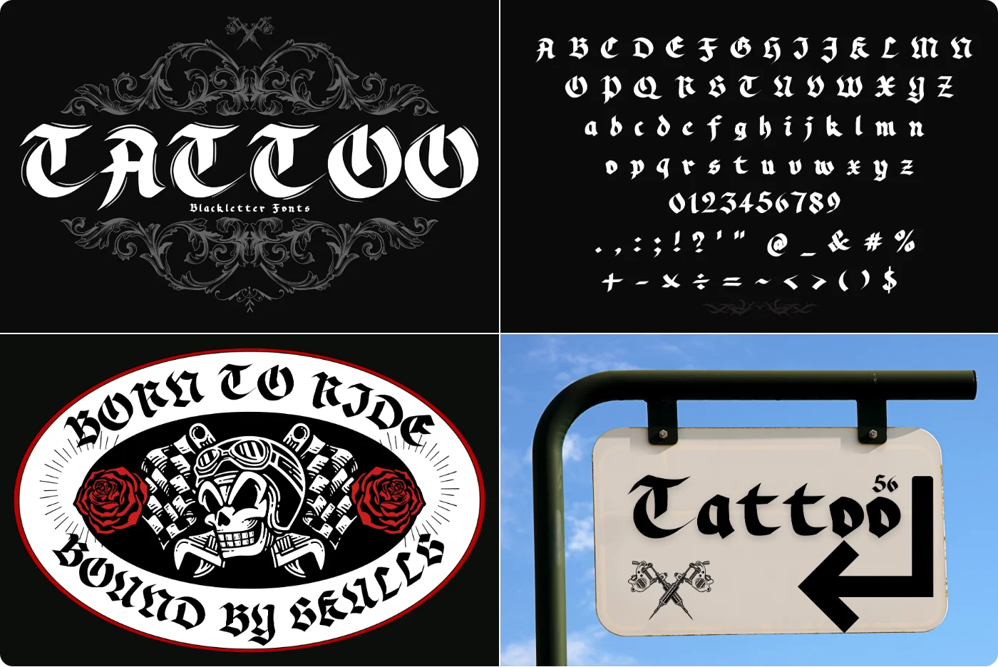 Tattoo Blackletter Font