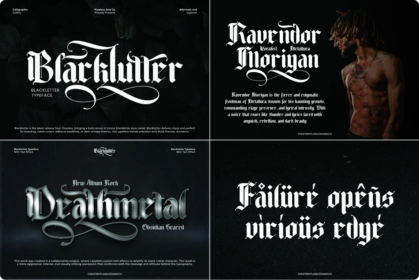 Blacklutter Blackletter Font