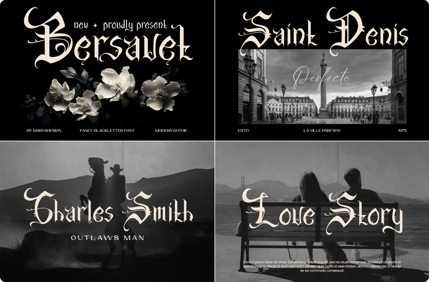 Bersavet Blackletter Font