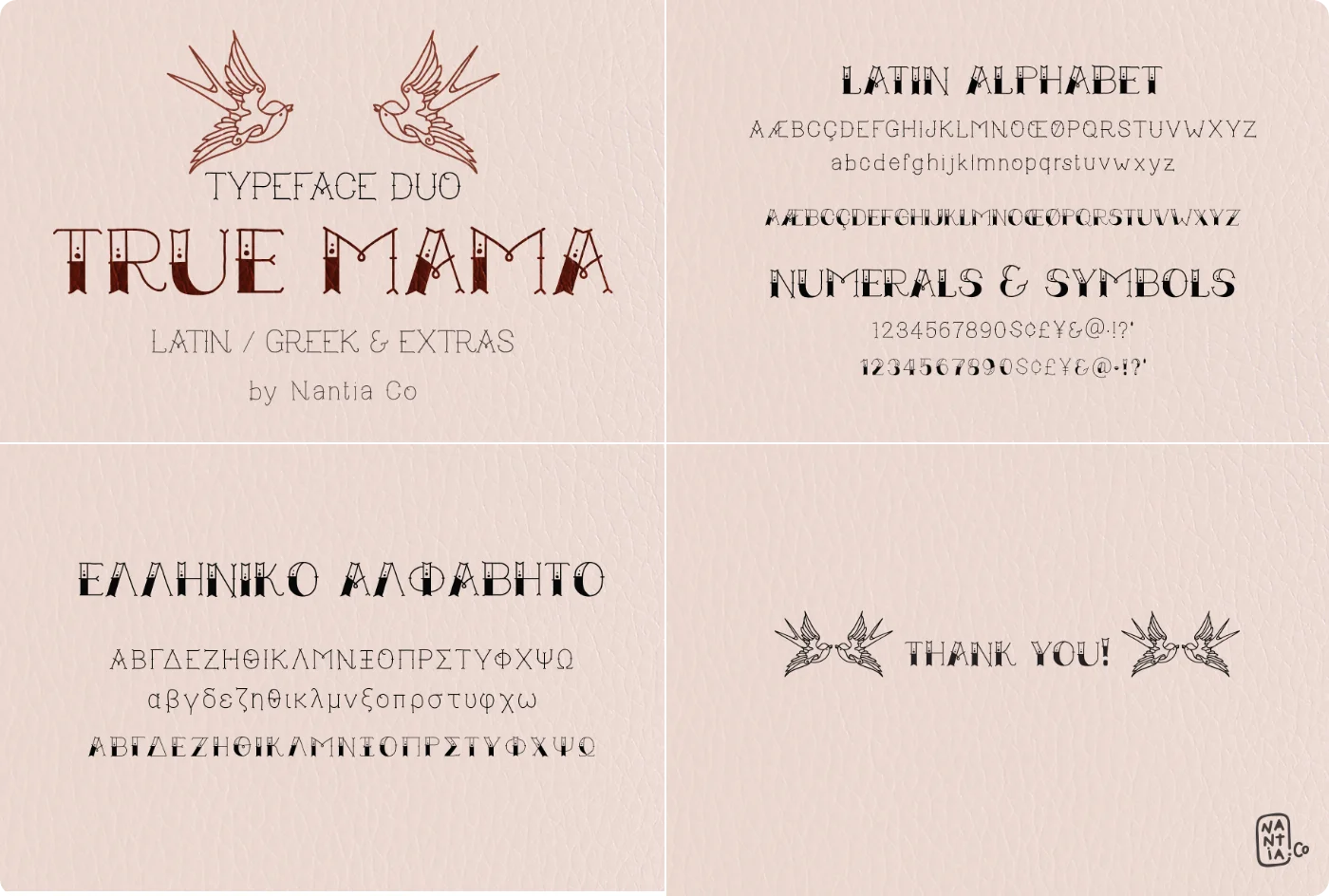 True Mama Monoline Script Font
