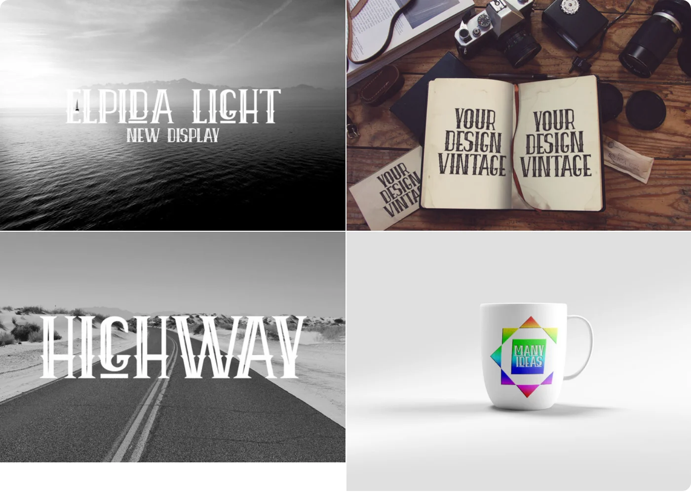 Elpida Tattoo Script Font