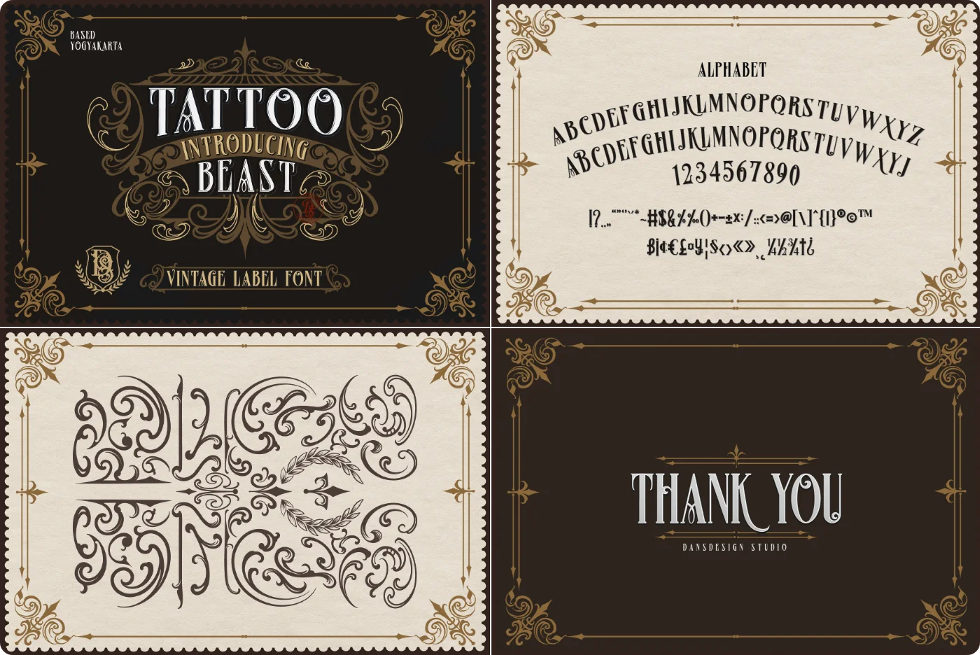 Tat Beast Blackletter Font