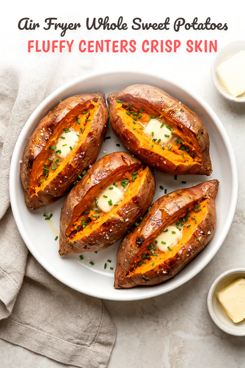 Air Fryer Whole Sweet Potatoes