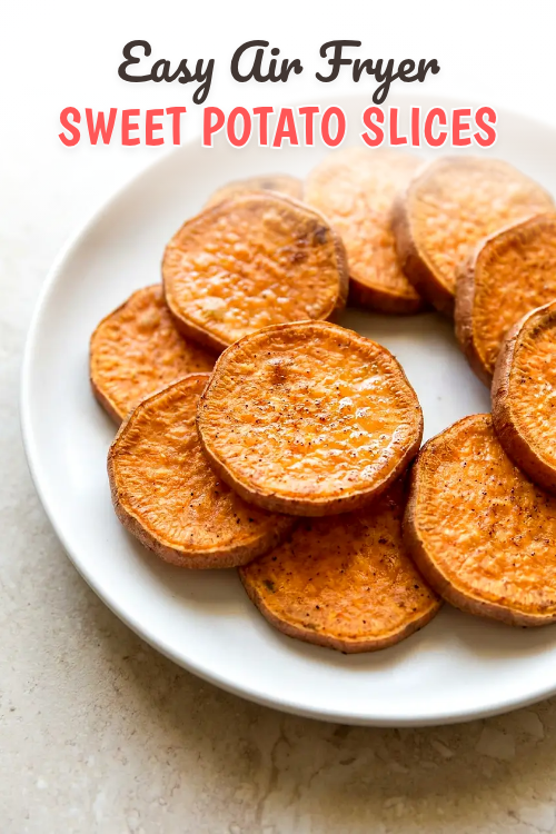 Air Fryer Sweet Potato Slices