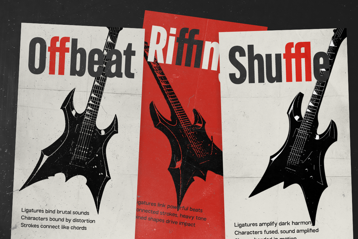 TRT Burn Font preview 6
