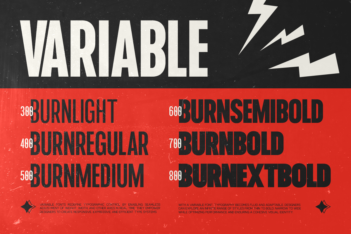 TRT Burn Font preview 3