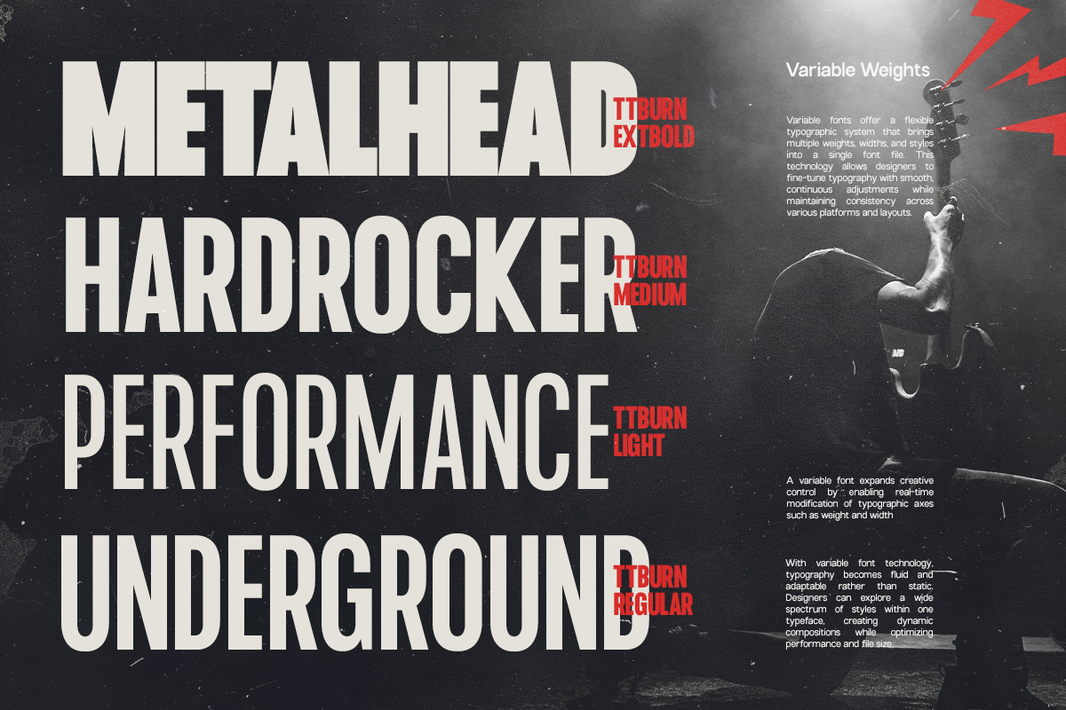 TRT Burn Font preview 4