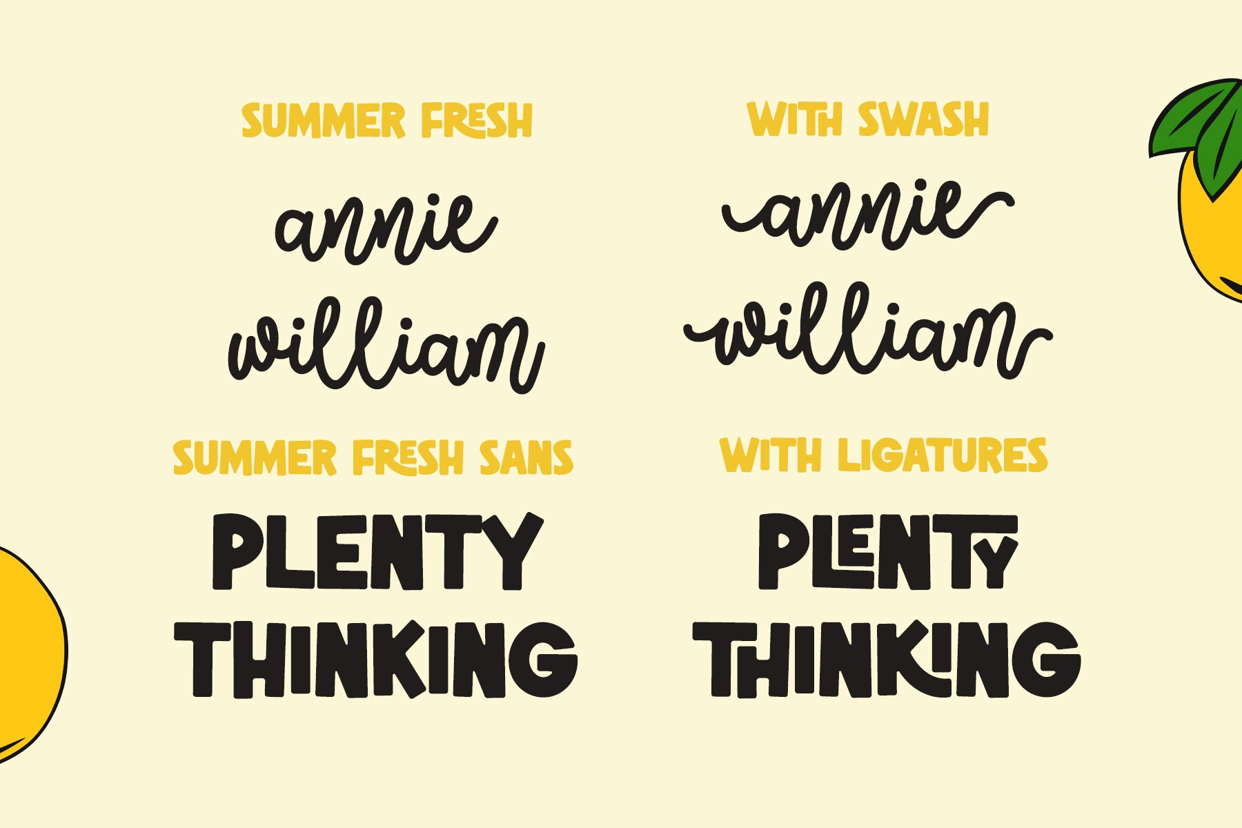 Summer Fresh Font preview 8