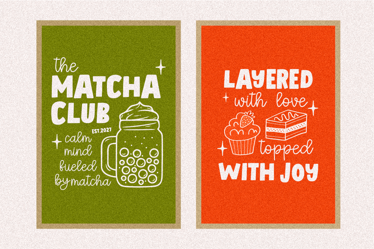 Strawberry Chesscake Font preview 5