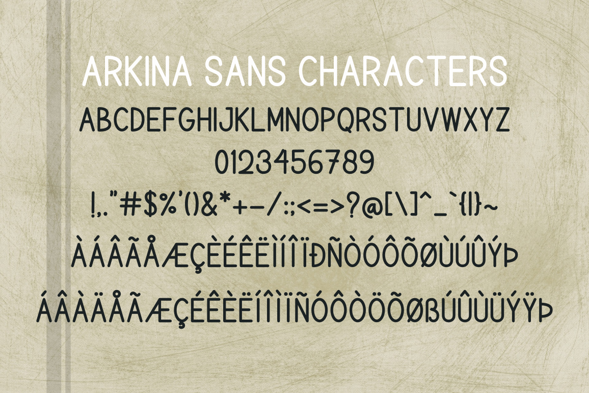 Arkina Duo Font preview 7