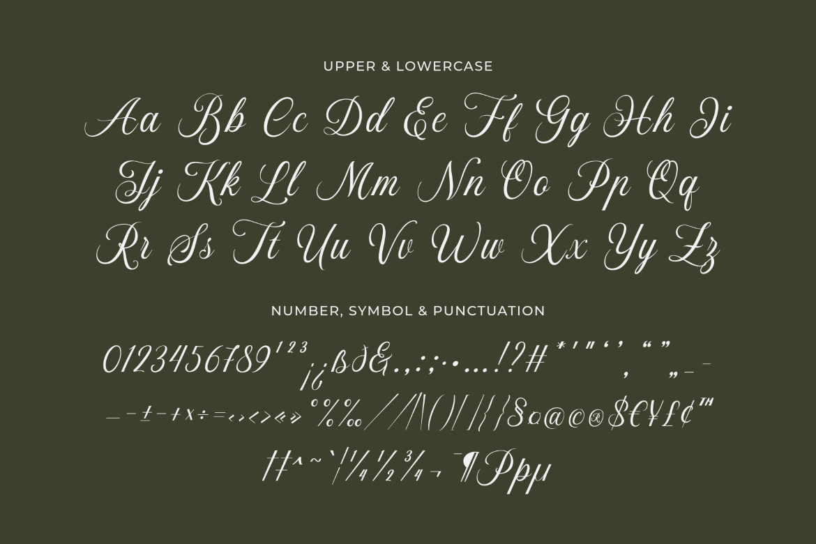 Antique Atelier Duo Font preview 12
