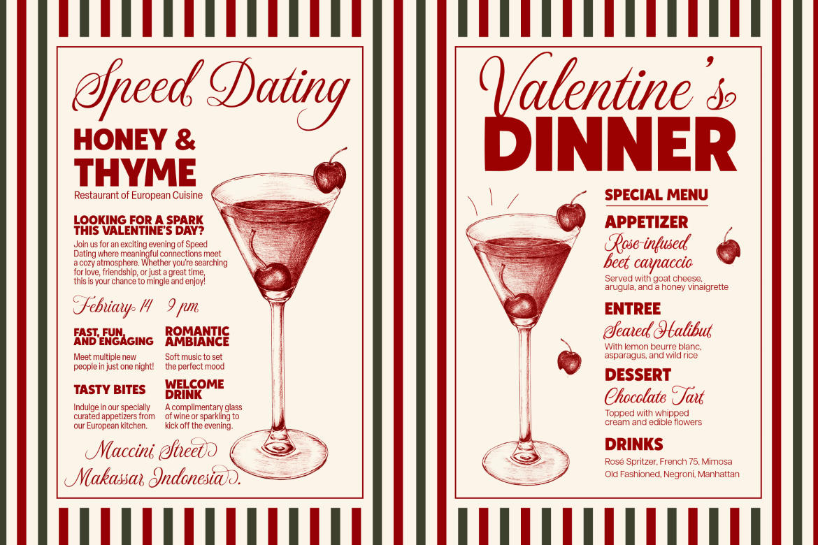 Antique Atelier Duo Font preview 10