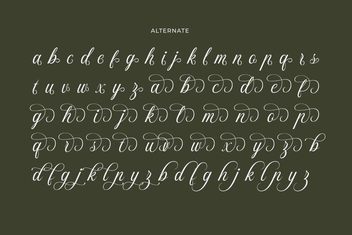 Antique Atelier Duo Font preview 11