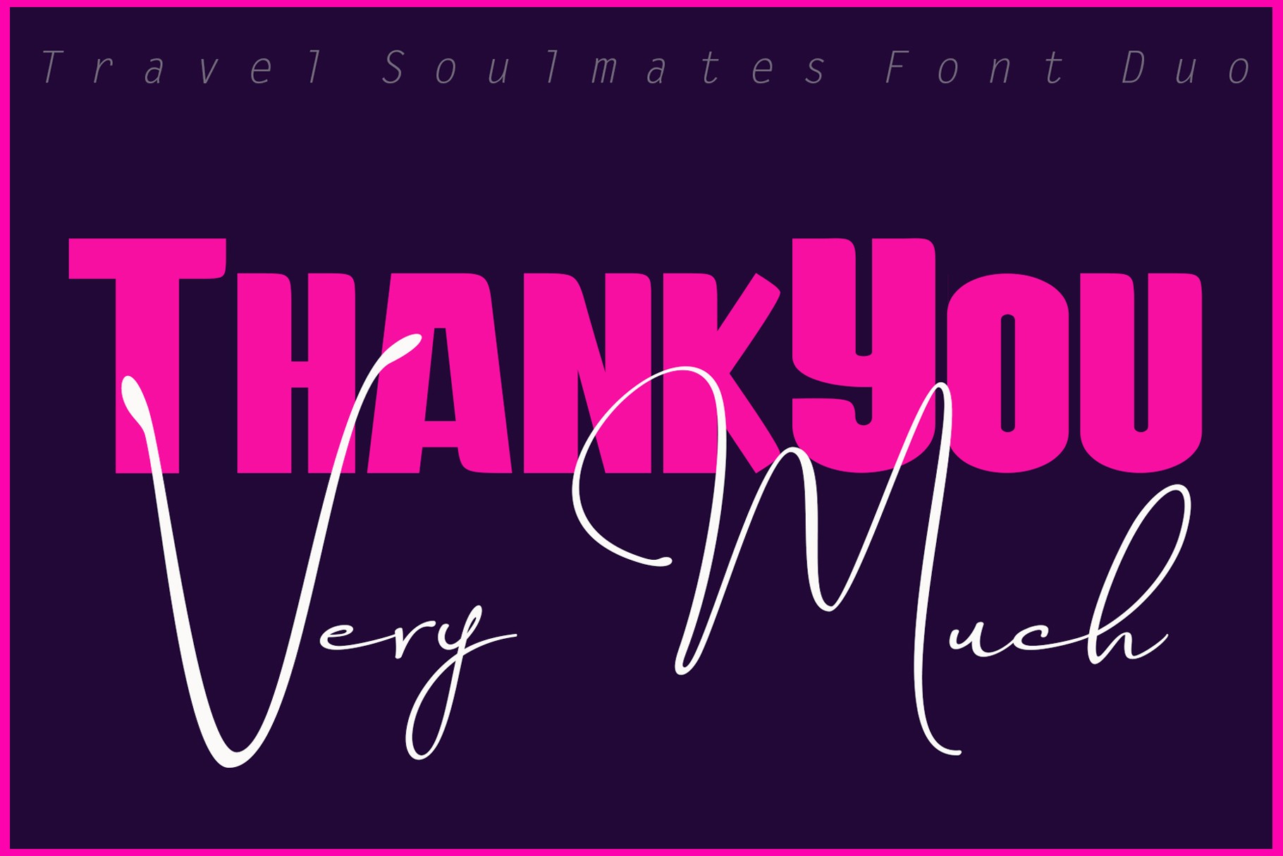 Travel Soulmates Duo Font preview 12
