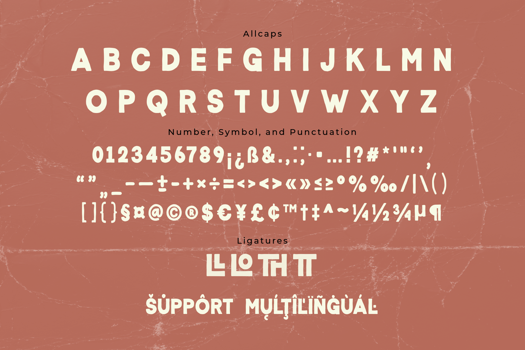 Vintage Scratches Duo Font preview 11