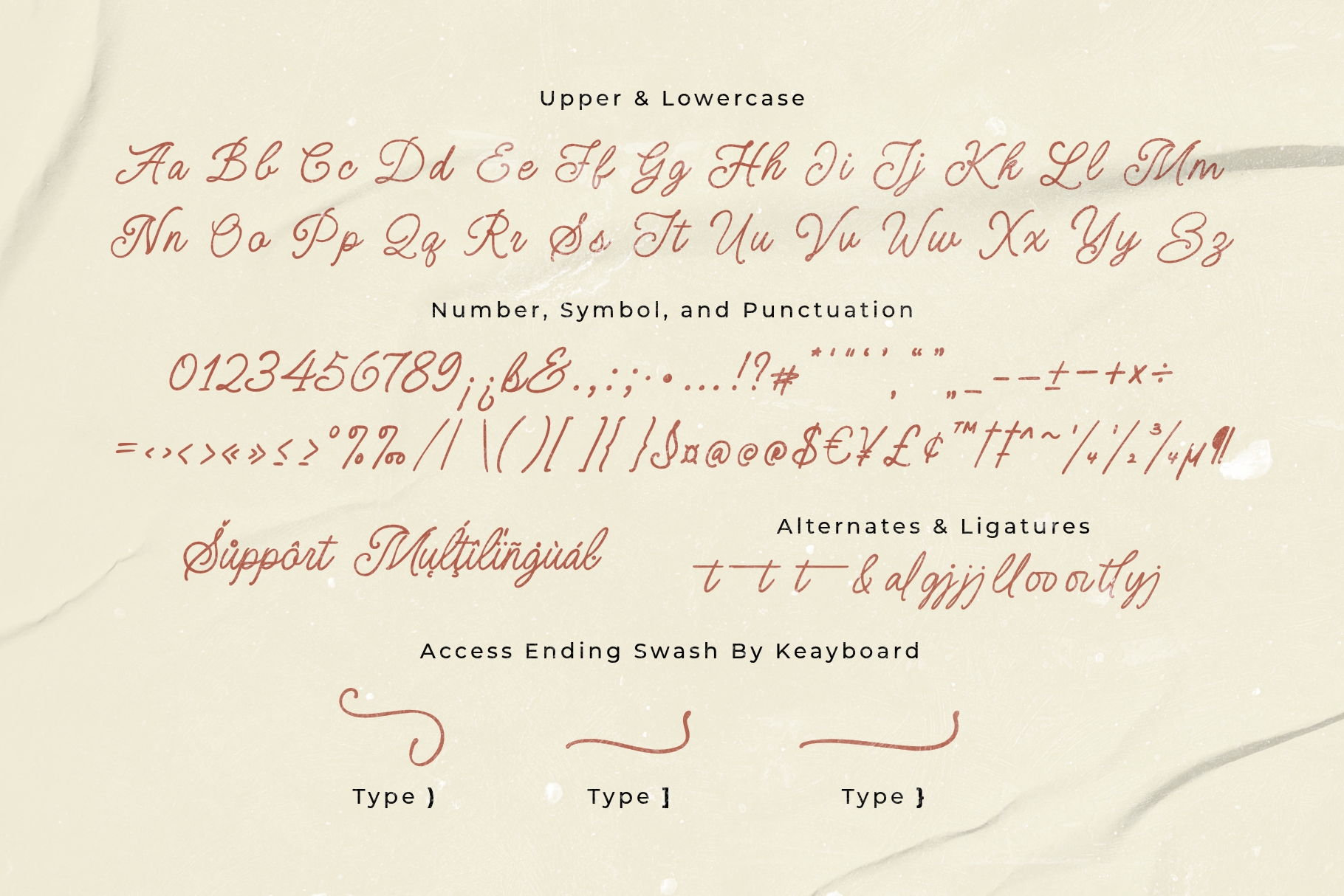 Vintage Scratches Duo Font preview 10