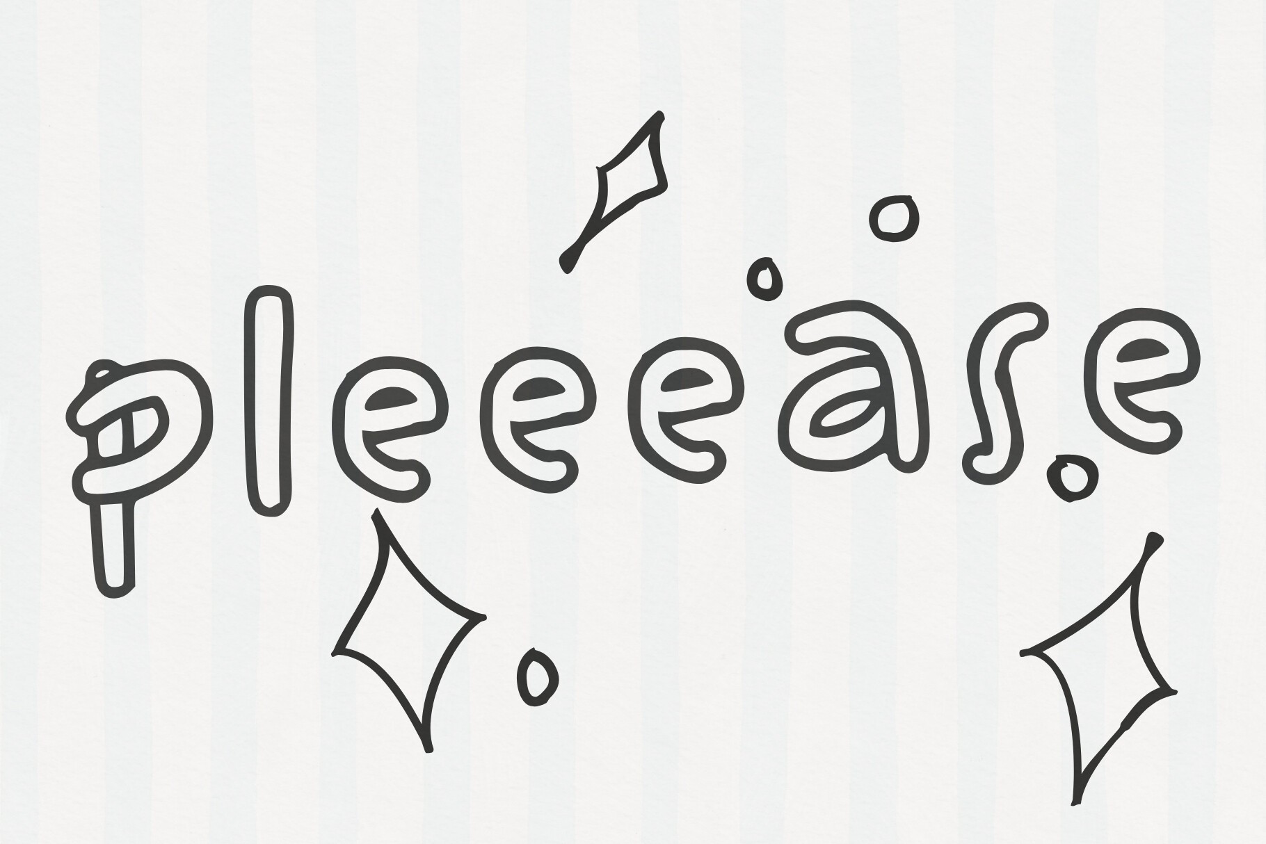 Spaghetti Font preview 3
