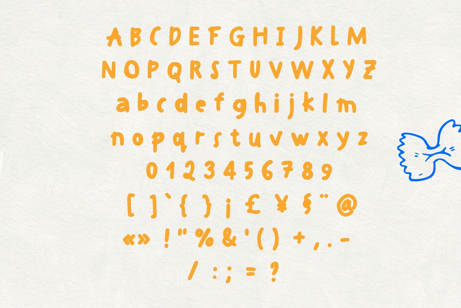 Spaghetti Font preview 12