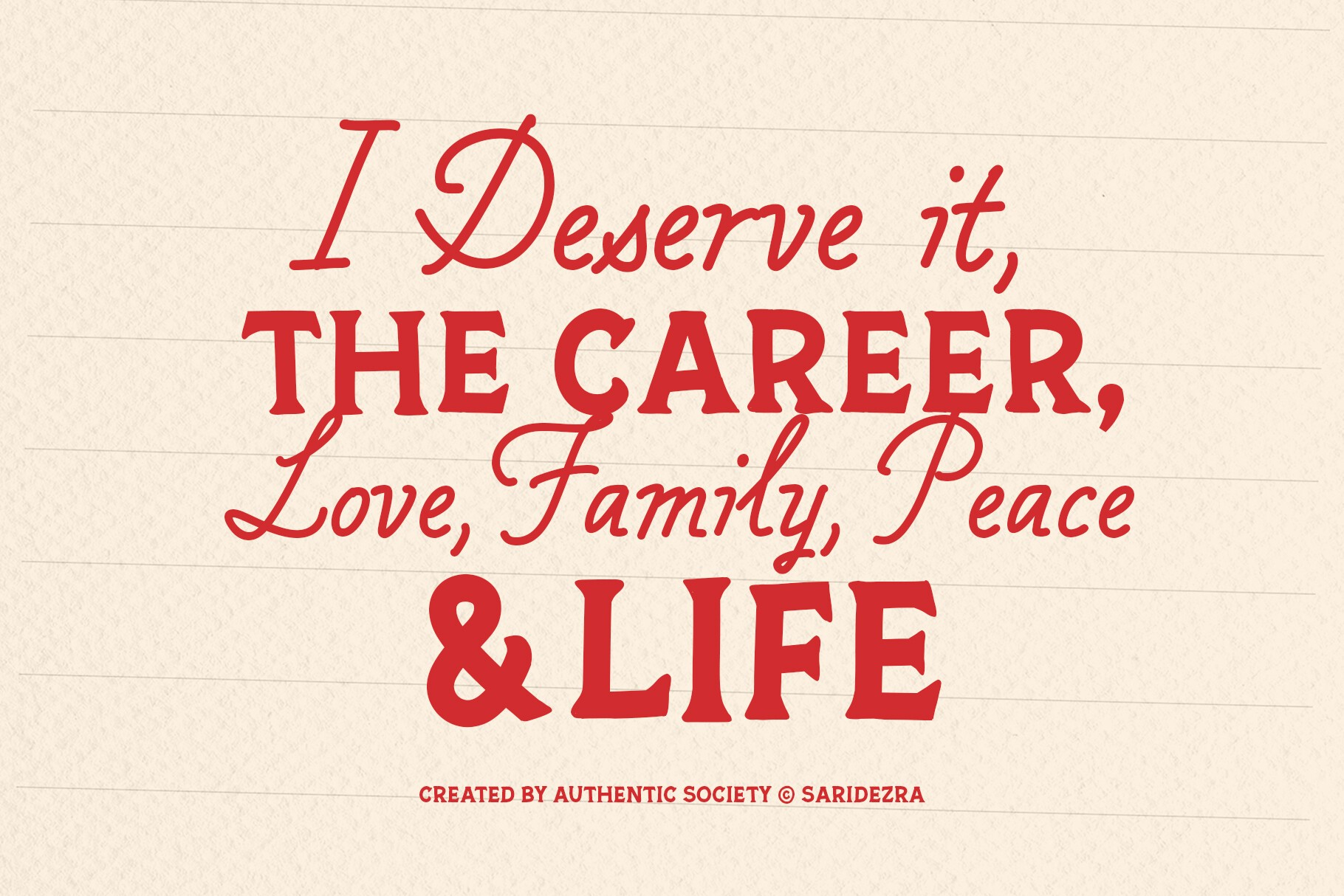 Authentic Society Font preview 7
