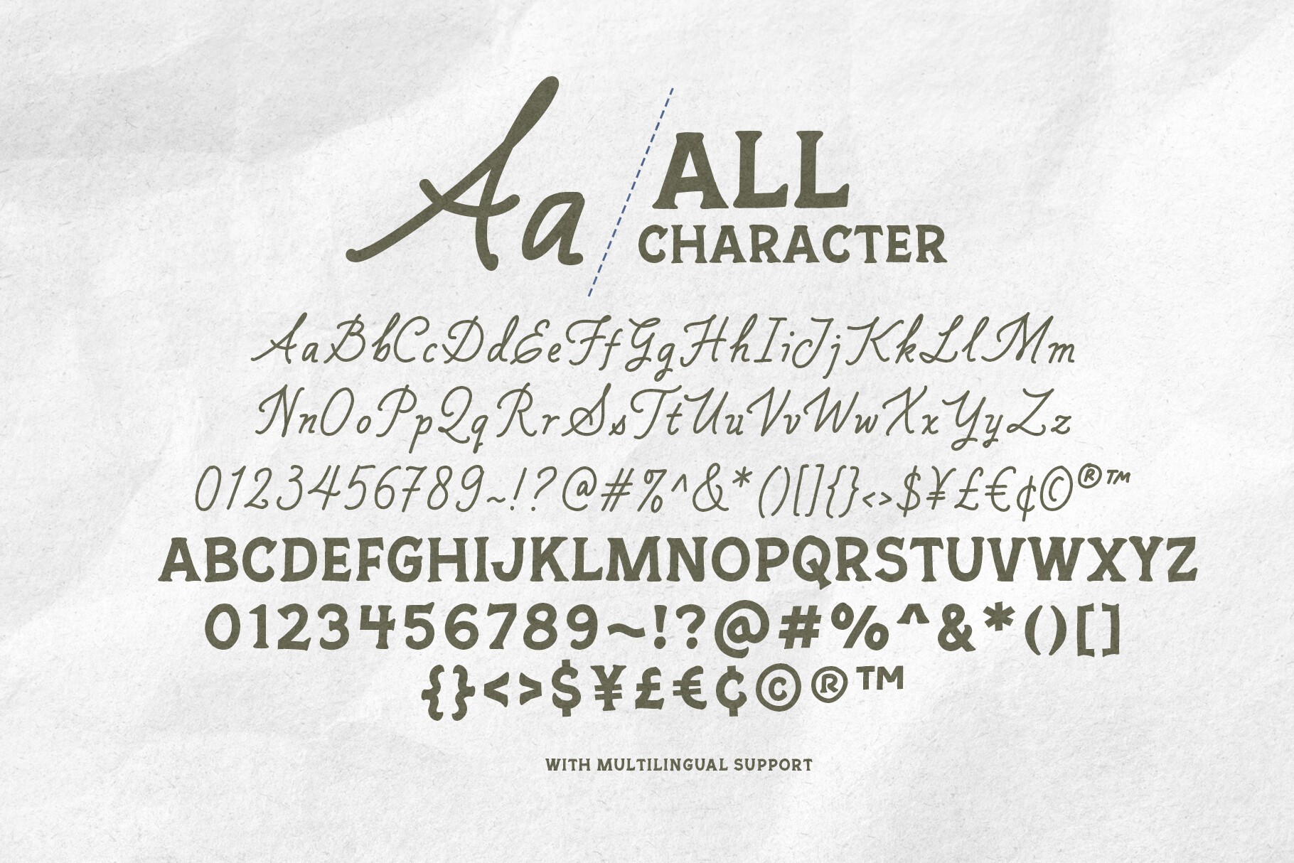Authentic Society Font preview 9