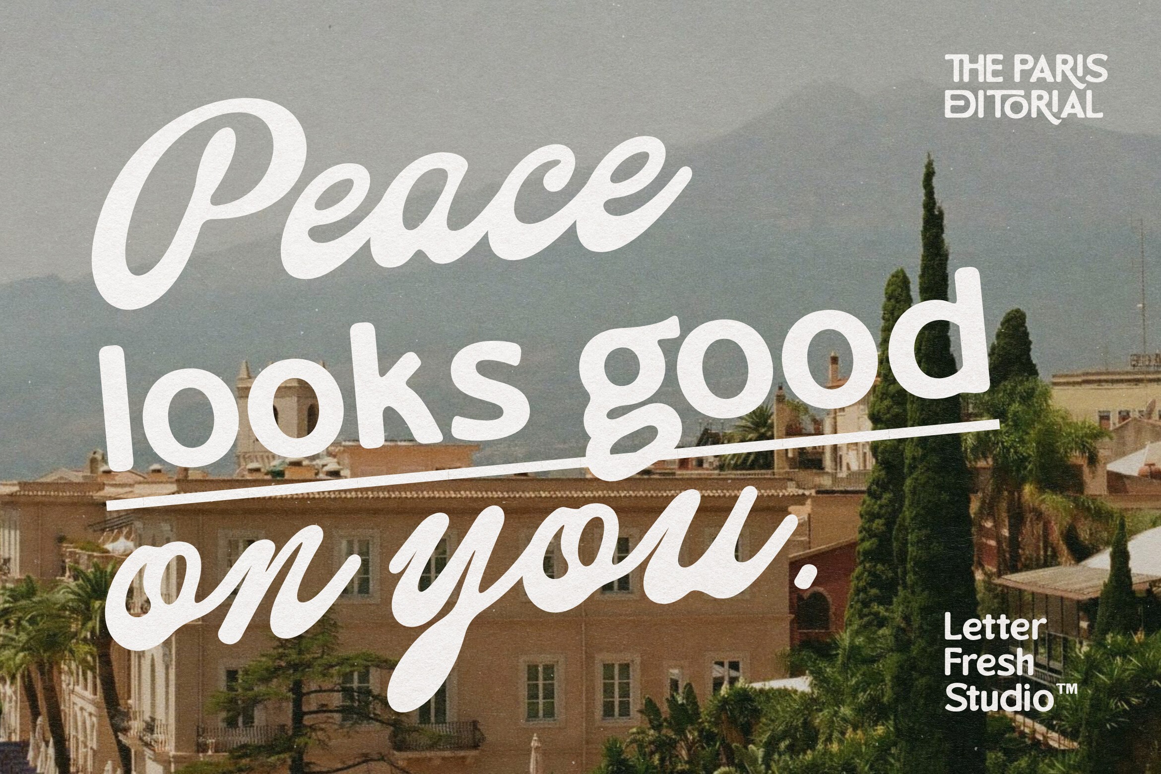 The Paris Editorial Font preview 8
